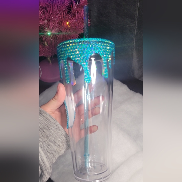 Drip Rhinestone Tumbler - Picture 2 of 6
